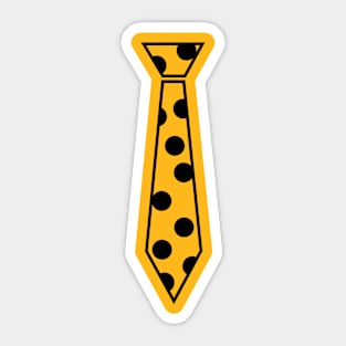 Polka Dot Tie Sticker